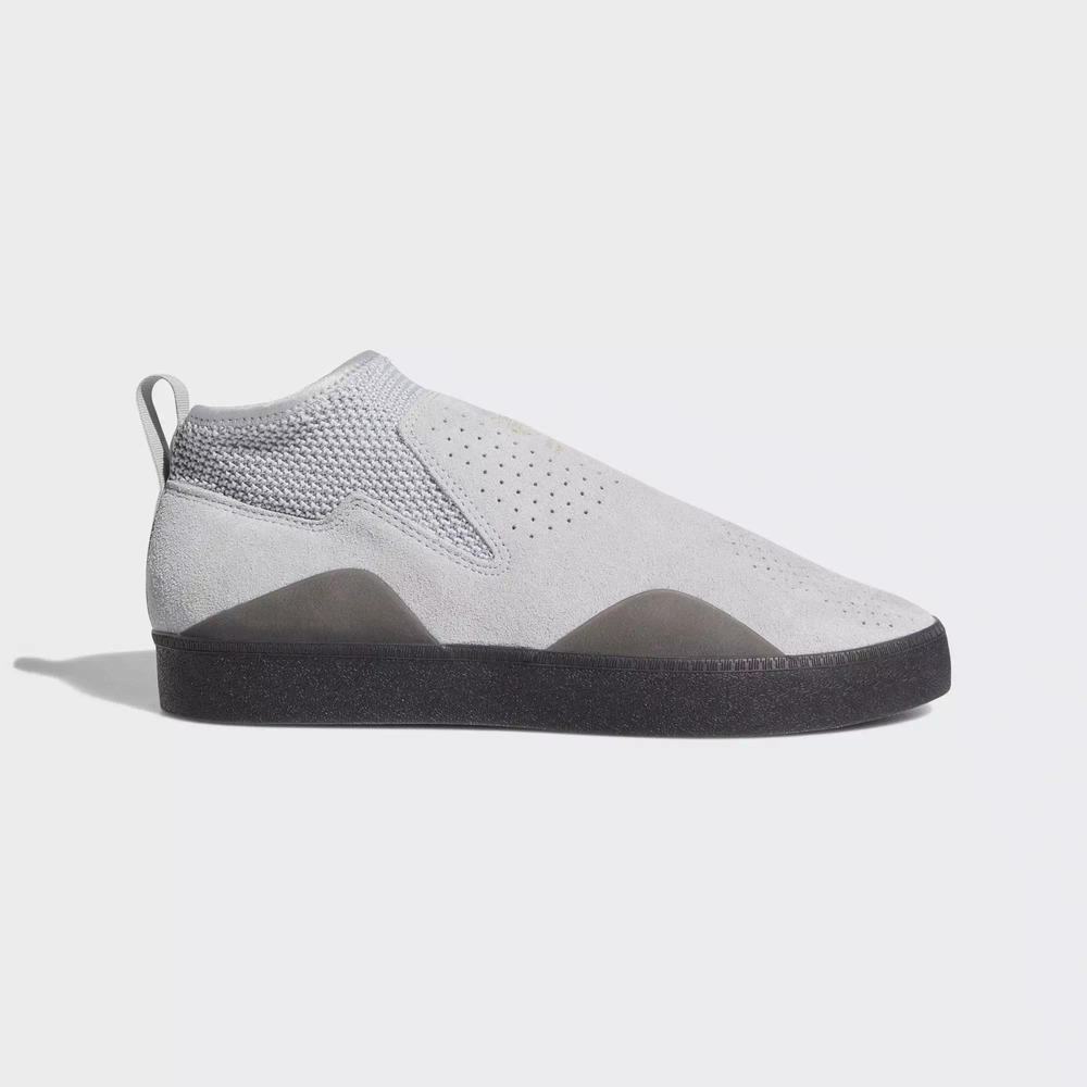 Adidas 3ST.002 Tenis Para Skate Grises Para Hombre (MX-91811)